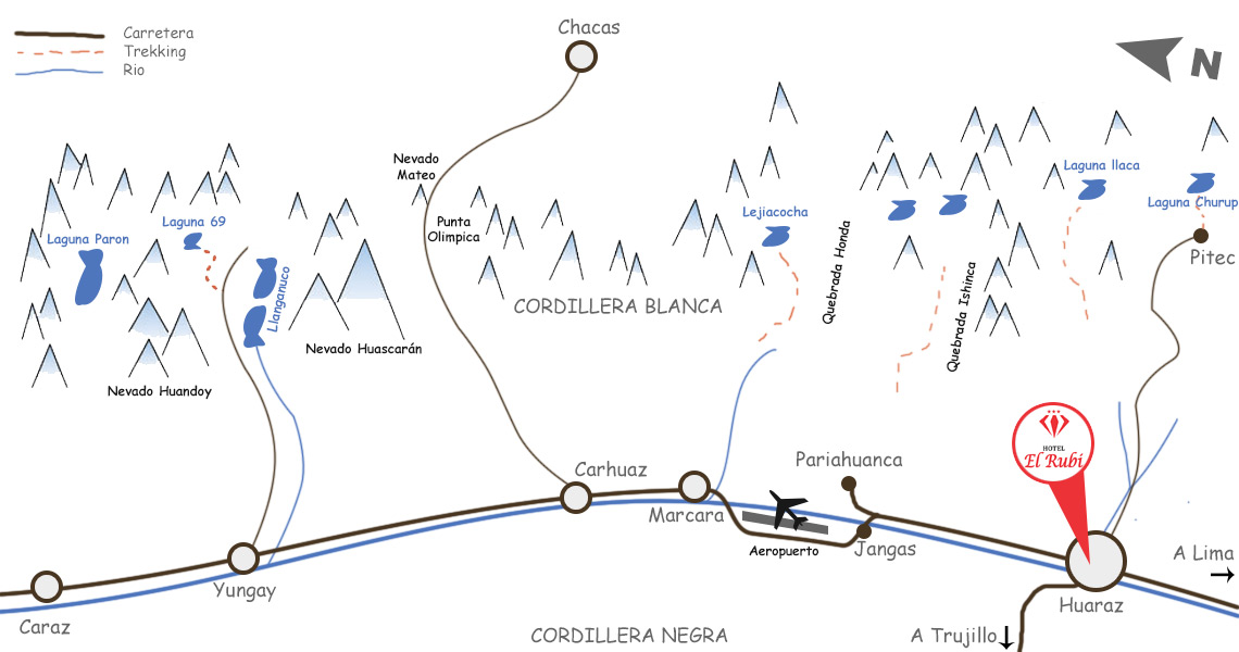 Huaraz Map